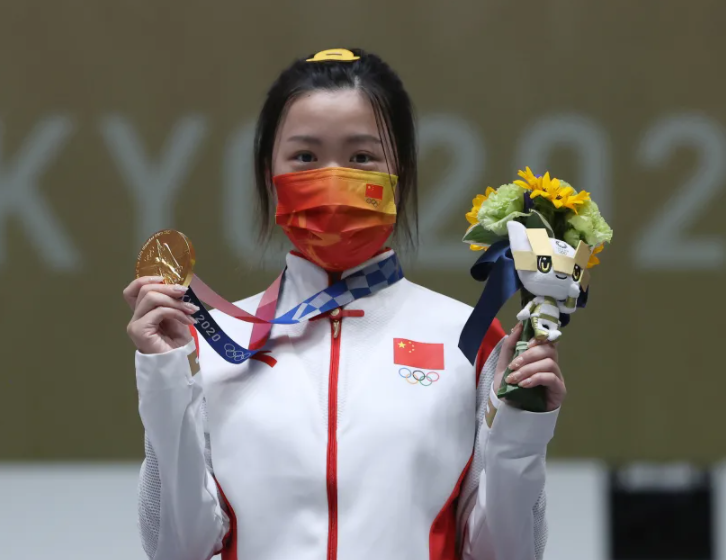 奥运冠军杨倩(女子10米气步枪)中国2020东京奥运会第1